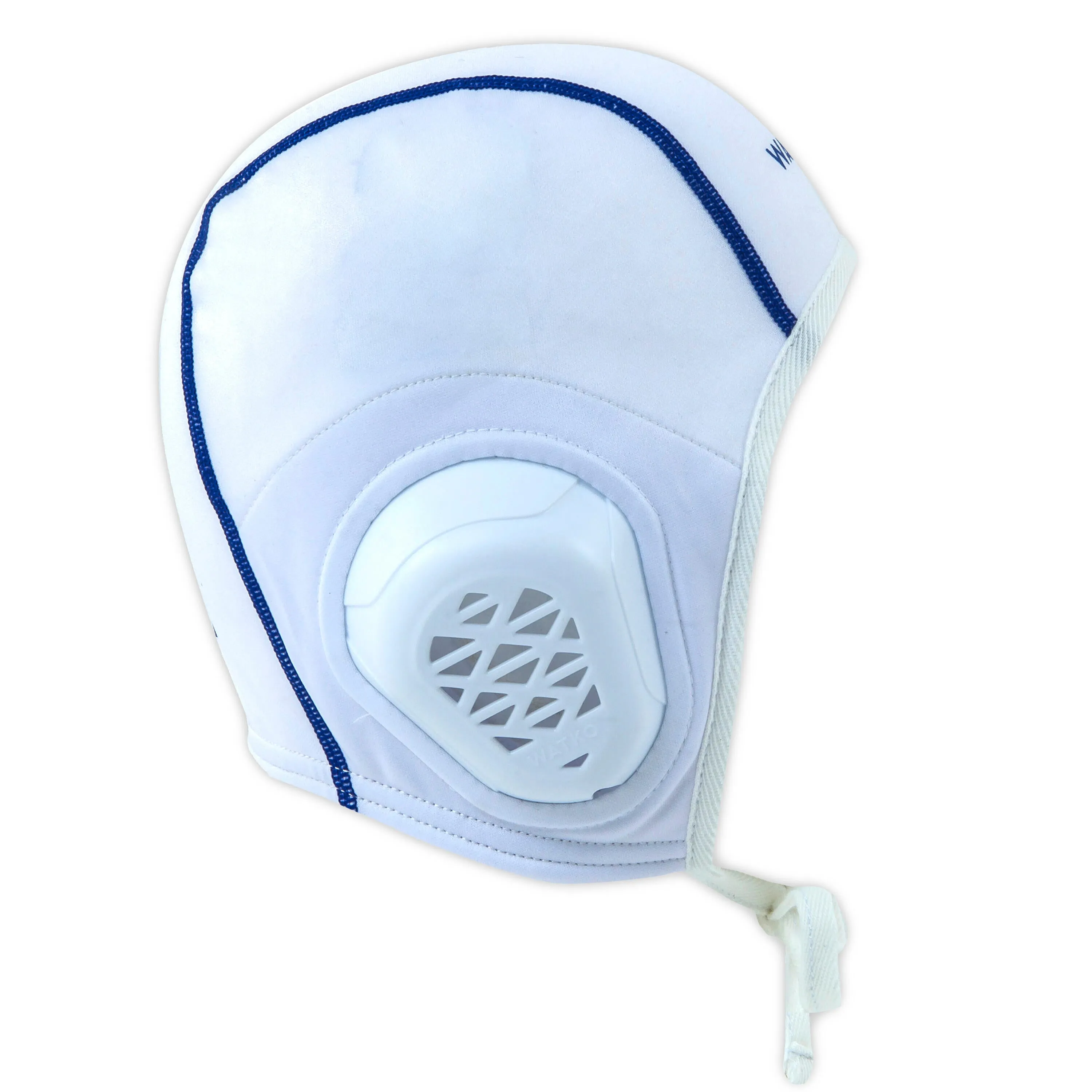 Adult water polo cap white 900 Watko