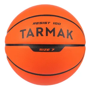 Basketball ball R100 size 7 children/adults orange TARMAK, Korolek