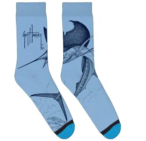 Blue Sailfish Socks