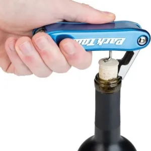 Bottle opener with corkscrew Park Tool, blue