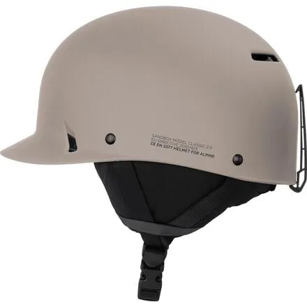 Classic Snow Helmet 2.0   New Sandbox Fit System, Dune Color