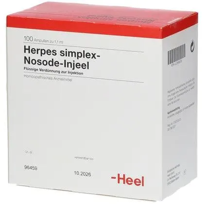 Cold Sore, Cold Sores, HERPES SIMPLEX Nosode Injeel ampoules