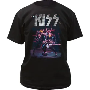 KISS Live Color 75 Mens T Shirt Black