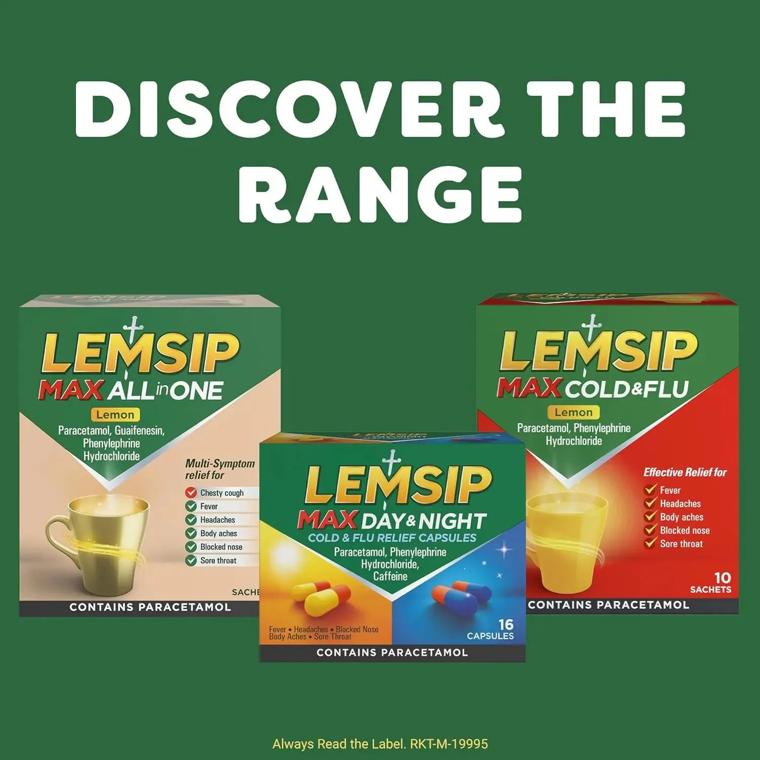 Lemsip Max Cold & Flu Powder Oral Solution Lemon – 10 Sachets