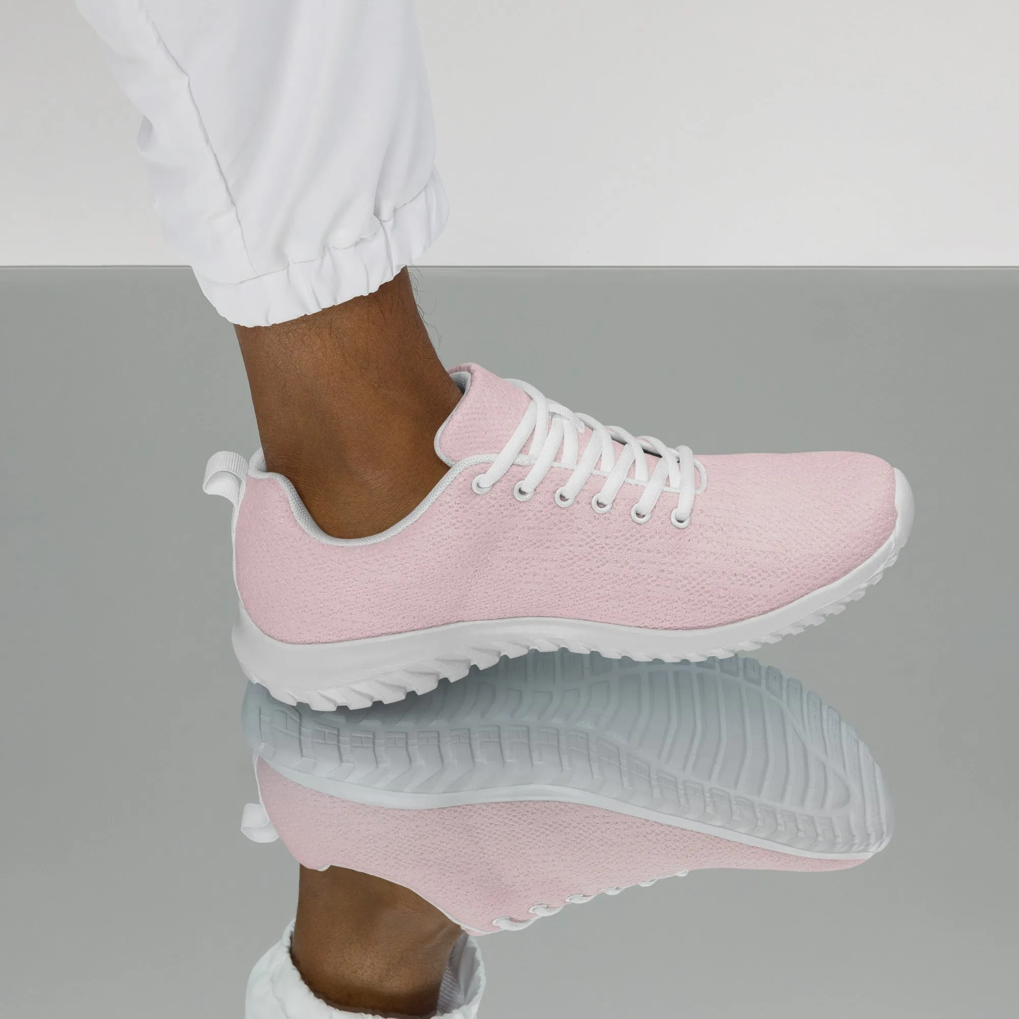 Men’s Soft Pink Athleisure Shoes with Extremely Stoked Epic Wave Logo