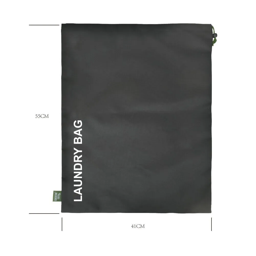 Recycled Travel Laundry Bag Black