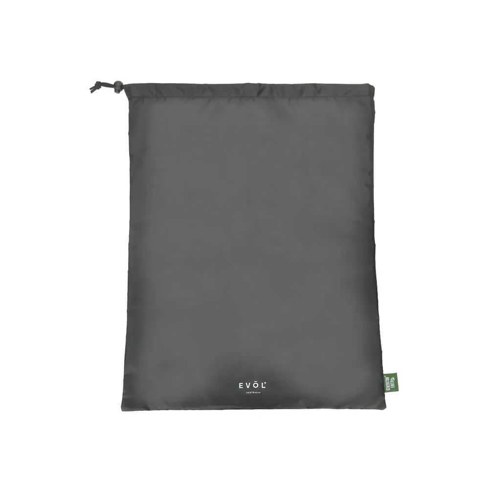 Recycled Travel Laundry Bag Black