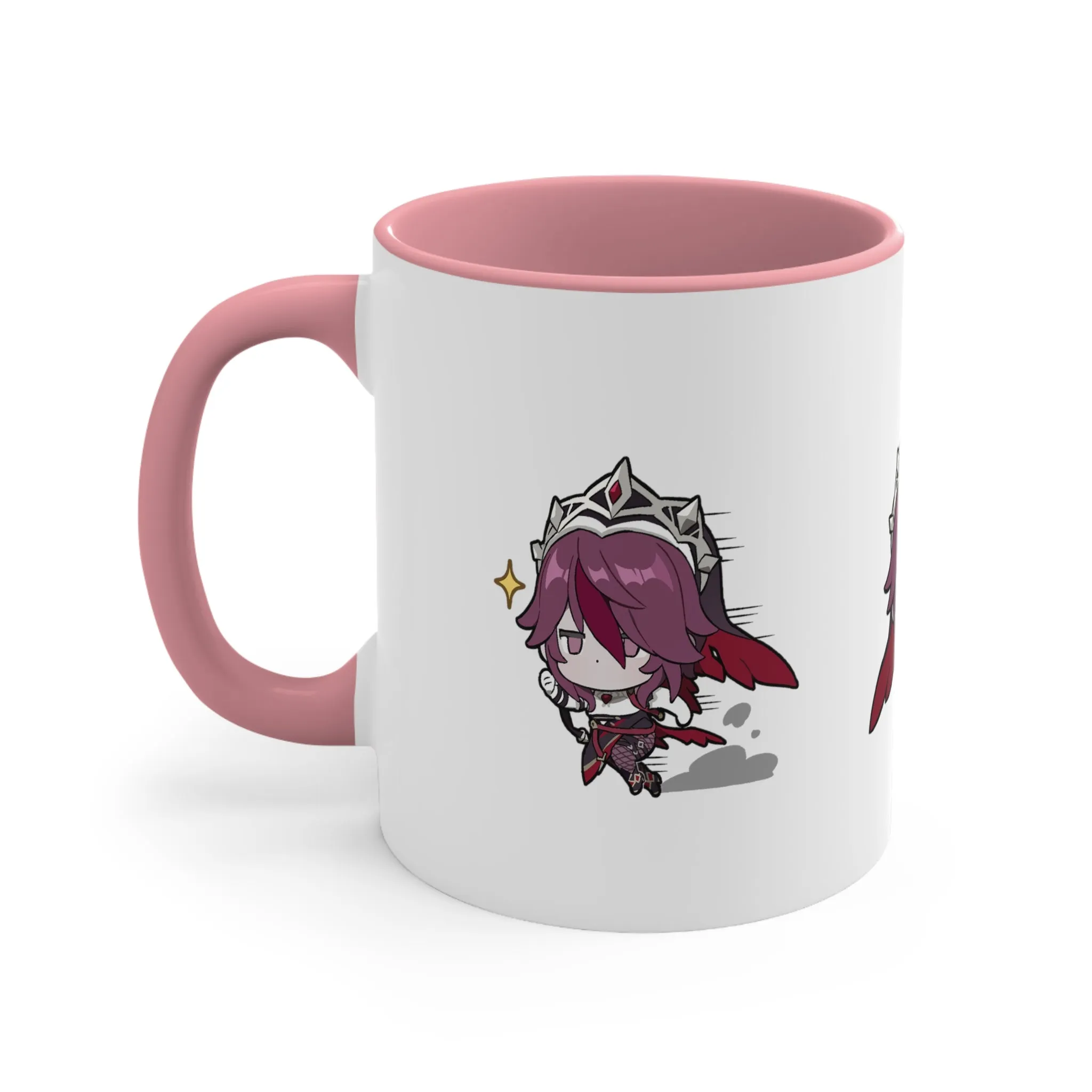 Rosaria Genshin Impact Accent Coffee Mug, 11oz Cups Mugs Cup Gift For Gamer Gifts Game Anime Fanart Fan Birthday Valentine's Christmas