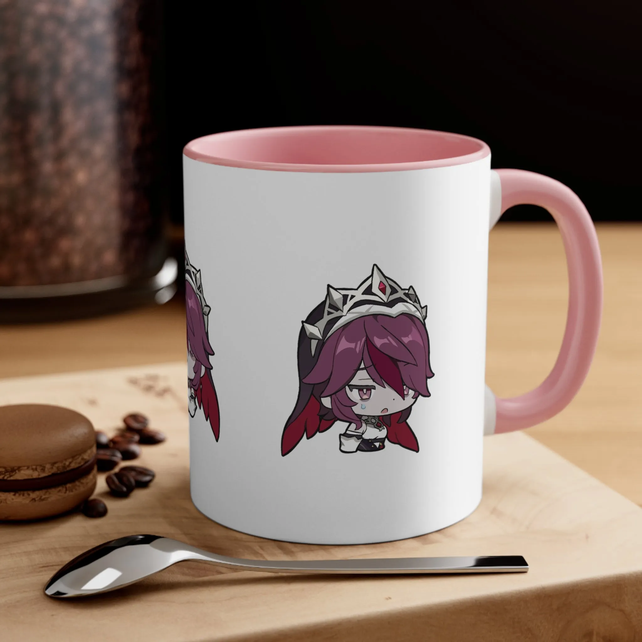 Rosaria Genshin Impact Accent Coffee Mug, 11oz Cups Mugs Cup Gift For Gamer Gifts Game Anime Fanart Fan Birthday Valentine's Christmas