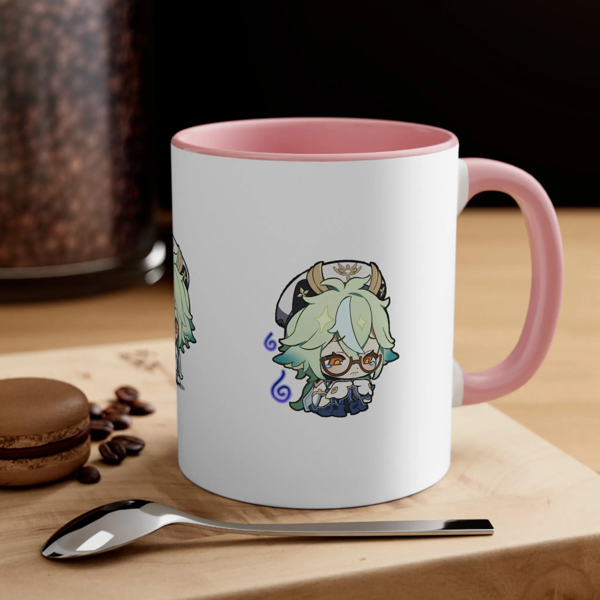 Sucrose Genshin Impact Accent Coffee Mug, 11oz Cups Mugs Cup Gift For Gamer Gifts Game Anime Fanart Fan Birthday Valentine's Christmas