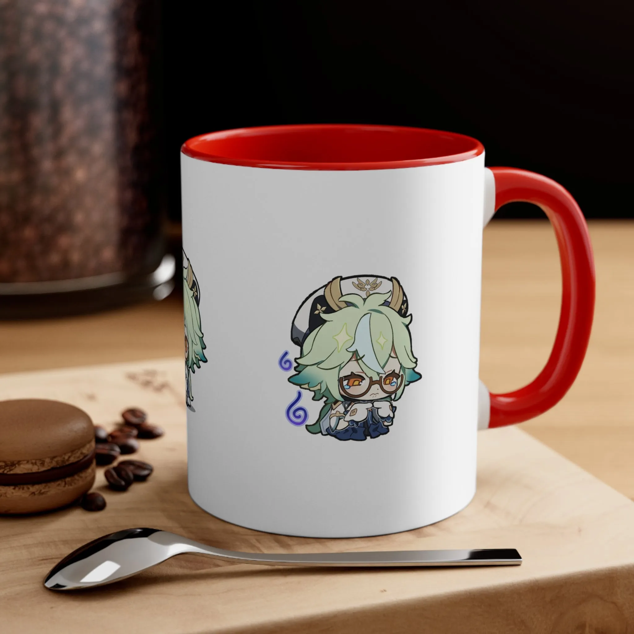 Sucrose Genshin Impact Accent Coffee Mug, 11oz Cups Mugs Cup Gift For Gamer Gifts Game Anime Fanart Fan Birthday Valentine's Christmas