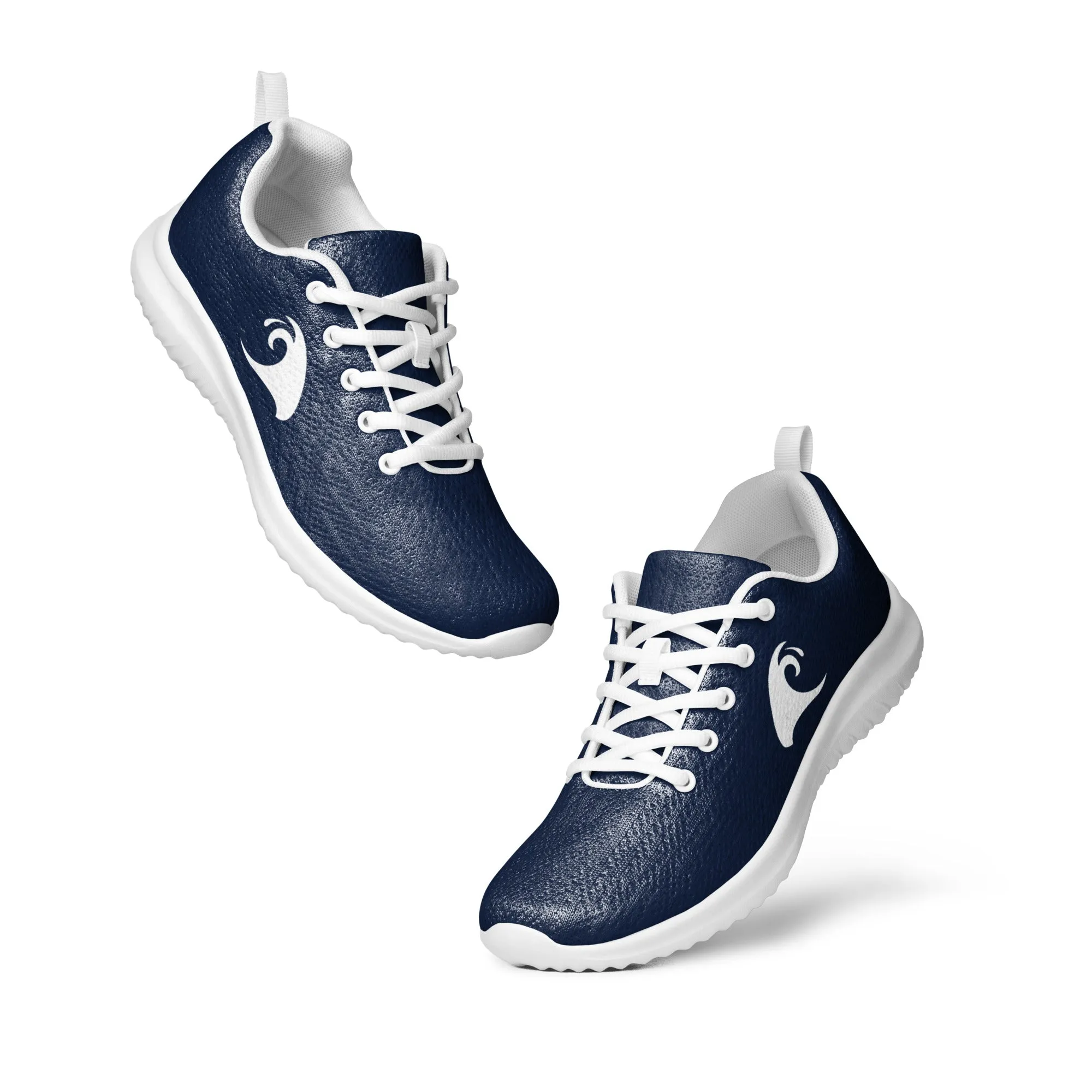 Women’s Navy Blue Athleisure Shoes with Extremely Stoked Epic Wave Logo